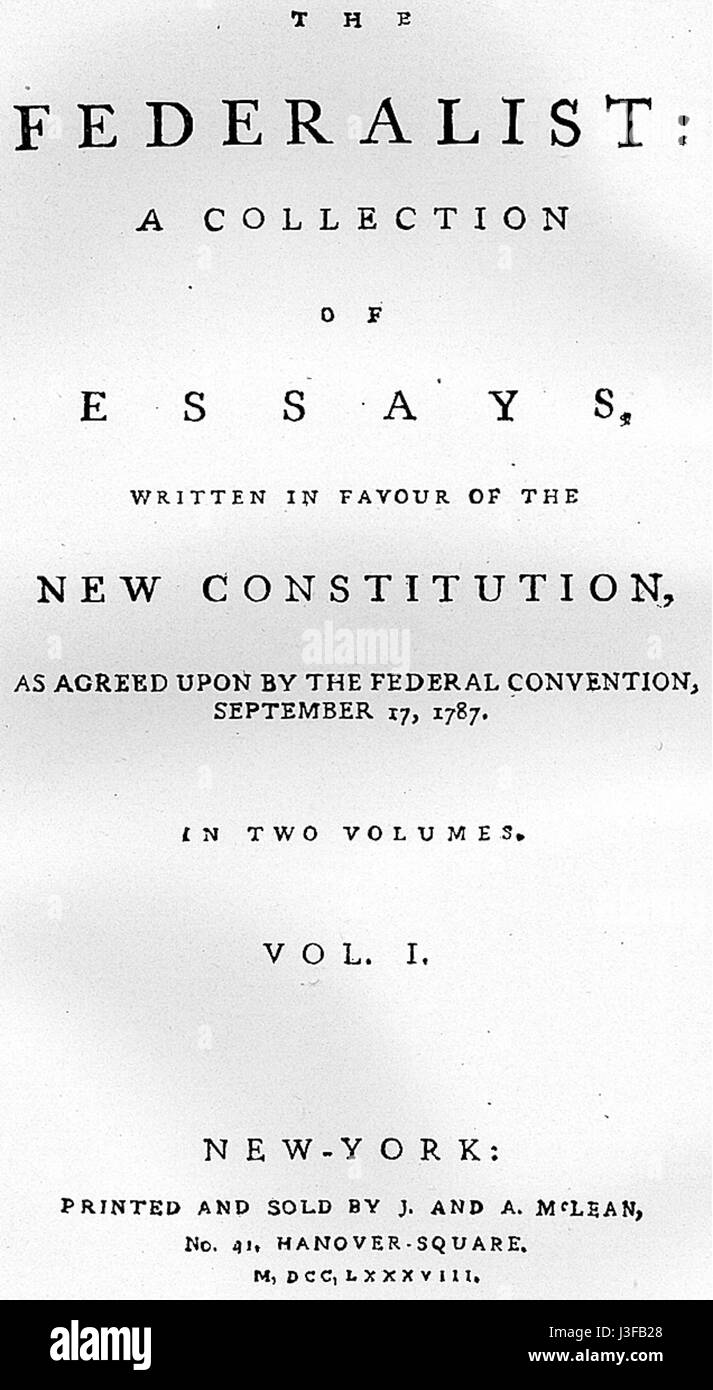 Original publication of Federalist No. 68